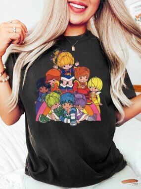 Rainbow Brite 80s Cartoon Shirt, Retro Nostalgia Graphic Tee